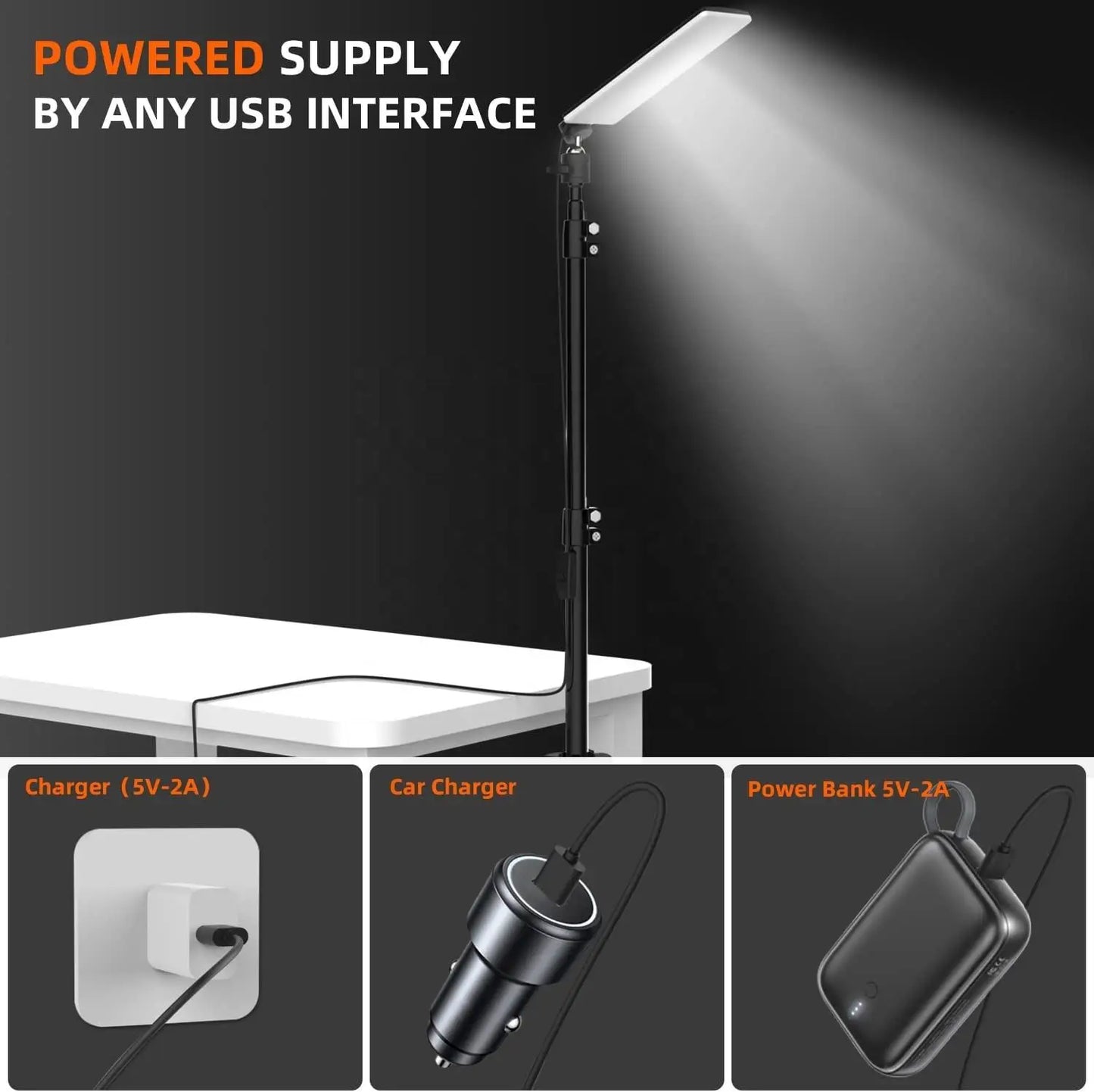 1680 Lumen Portable LED Camping Light with Adjustable Tripod