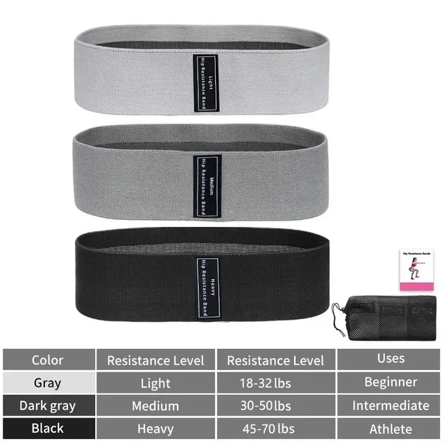 Fabric Resistance Bands for Glute & Leg Training