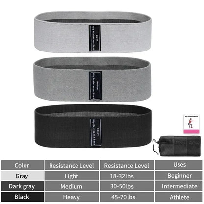 Fabric Resistance Bands for Glute & Leg Training