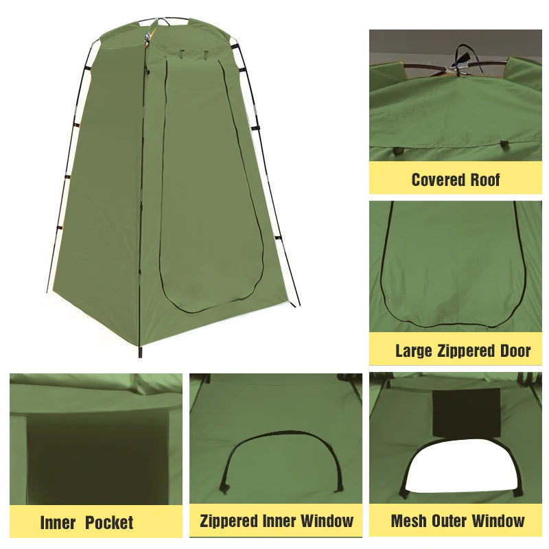 Portable Privacy Shower Tent for Camping Comfort