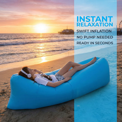 Inflatable Air Sofa – Portable Waterproof Lounger