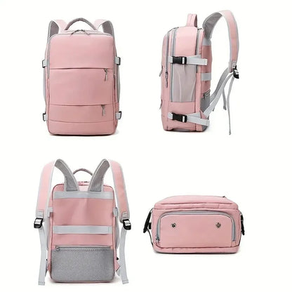 Travel Backpack with Shoe Compartment & Wet-Dry Storage