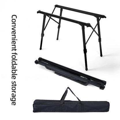 Adjustable Aluminum Folding Camping Table for Easy Outdoor Meals