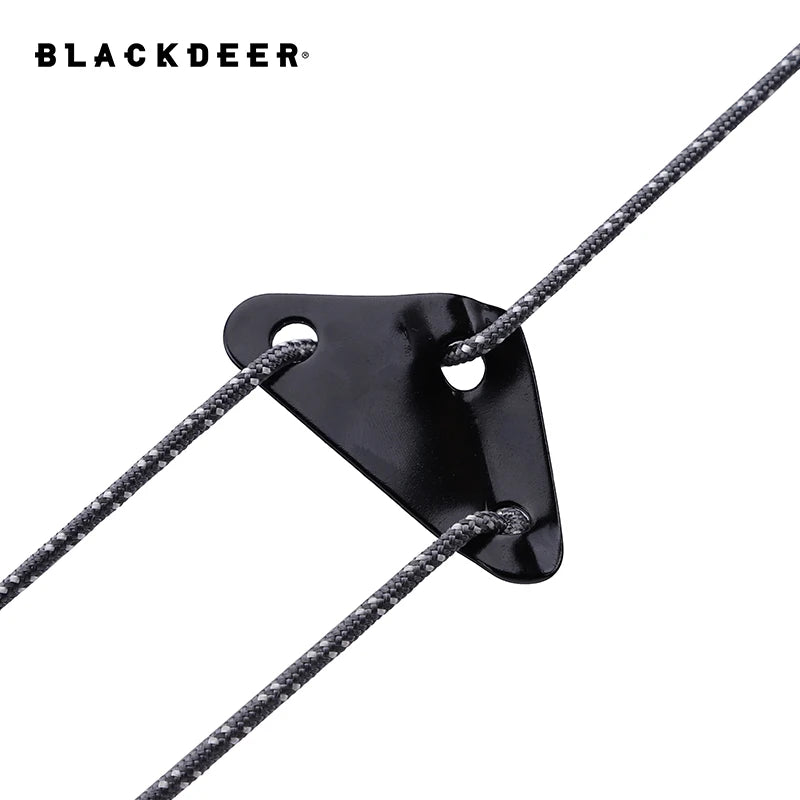 Aluminum Camping Tent Pegs Set with Wind Rope