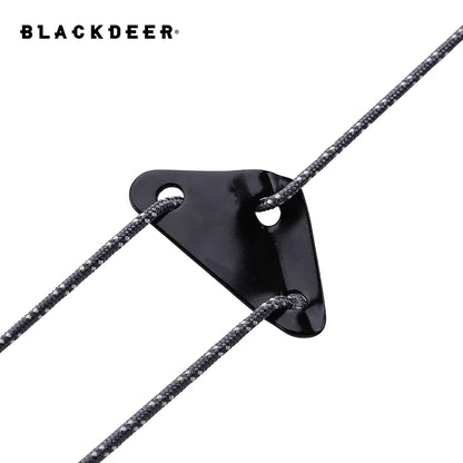 Aluminum Camping Tent Pegs Set with Wind Rope