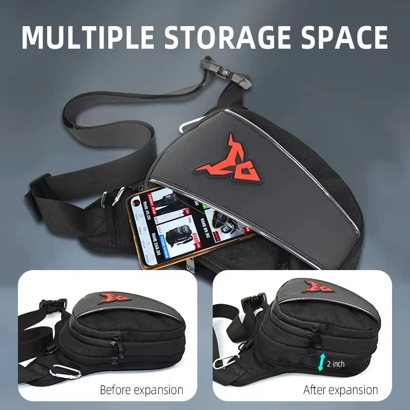 Waterproof Motorcycle Leg Bag for Secure Riding Storage