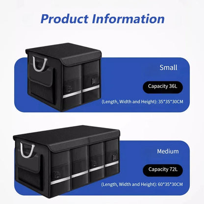 Car Trunk Organizer with Large Foldable Storage