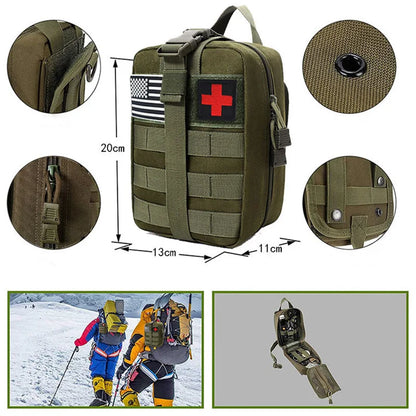 Survival First Aid Kit – Complete Emergency Trauma Bag