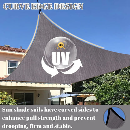 Waterproof Sun Shade Sail Canopy for Outdoor Patio