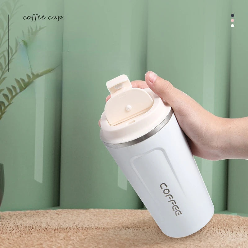 Stainless Steel Travel Mug Leak-Proof Thermal Cup