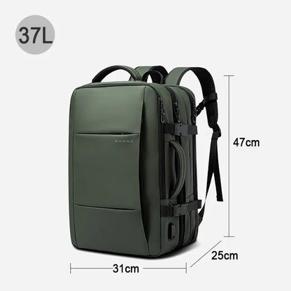 Expandable Laptop Backpack 17.3” Waterproof Large Capacity
