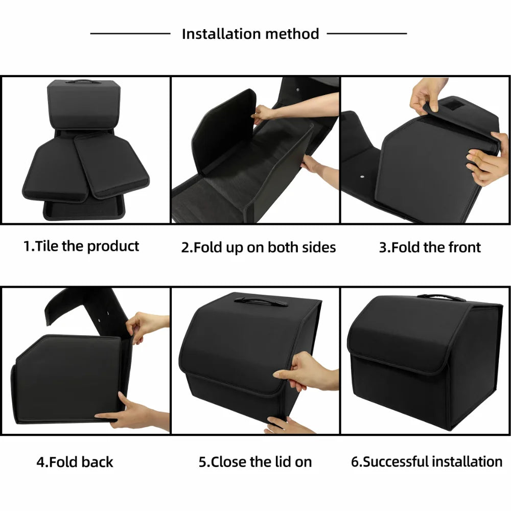 Folding Car Trunk Organizer Box for Clean Storage