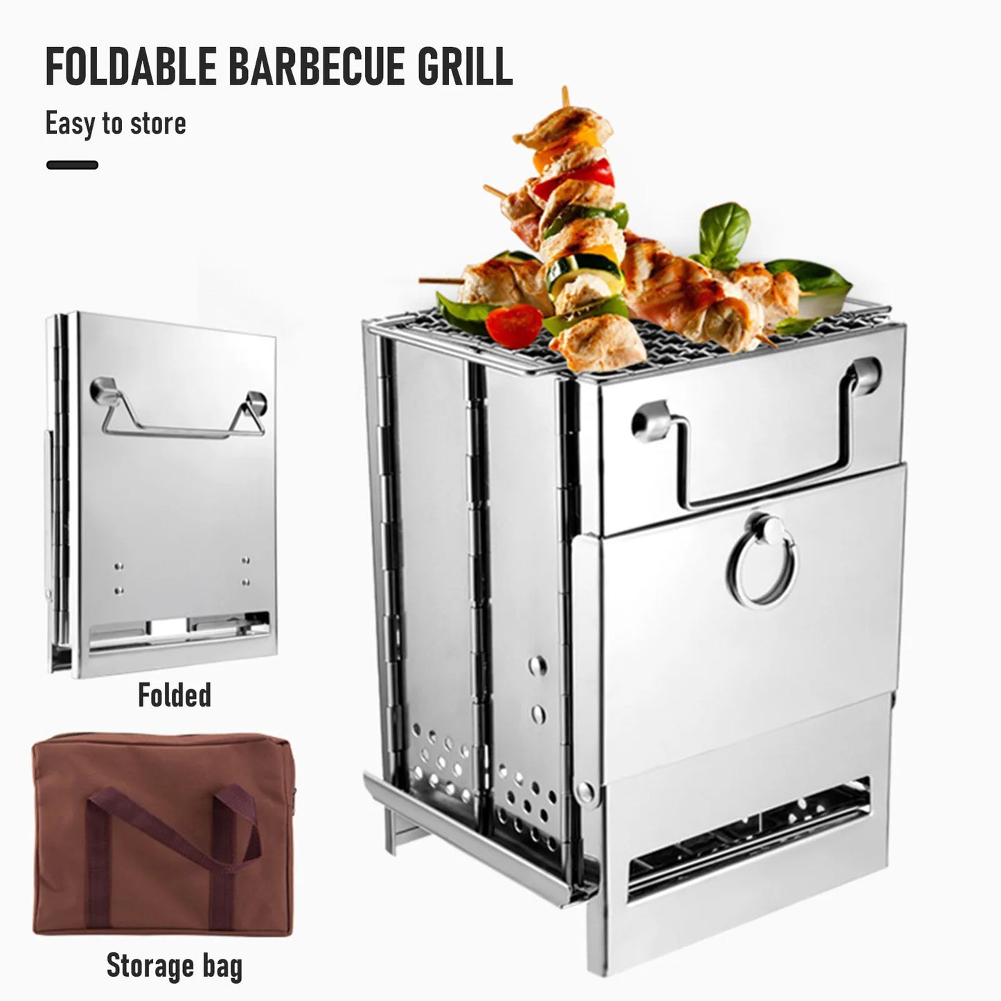 Portable Wood Camping Stove – Foldable Lightweight Grill