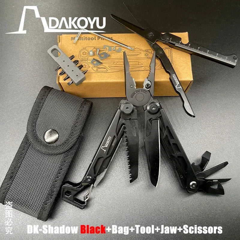 Camping Multitool Pliers with Emergency Whistle