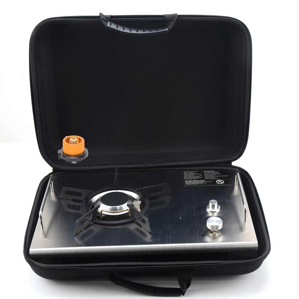 Folding Camping Table with Stove & Grill System
