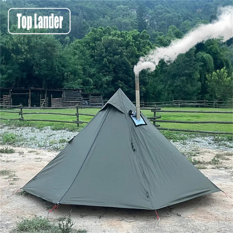 Hot Tent with Stove Jack Ultralight 1 Person Shelter