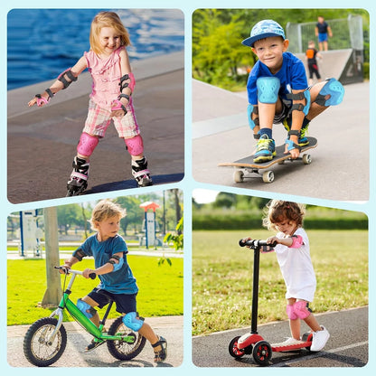 Kids Protective Gear Set – Safety Pads for Roller Skates & Bike