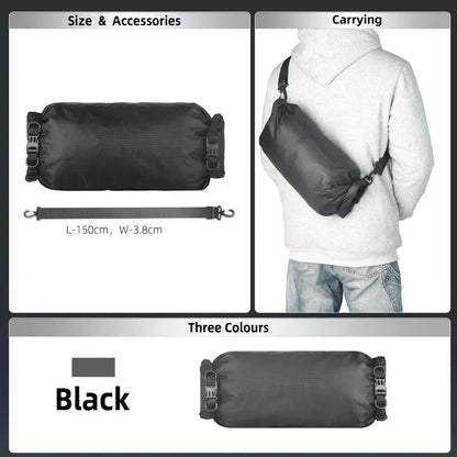 Waterproof Bike Handlebar Bag 12L with Dry Storage