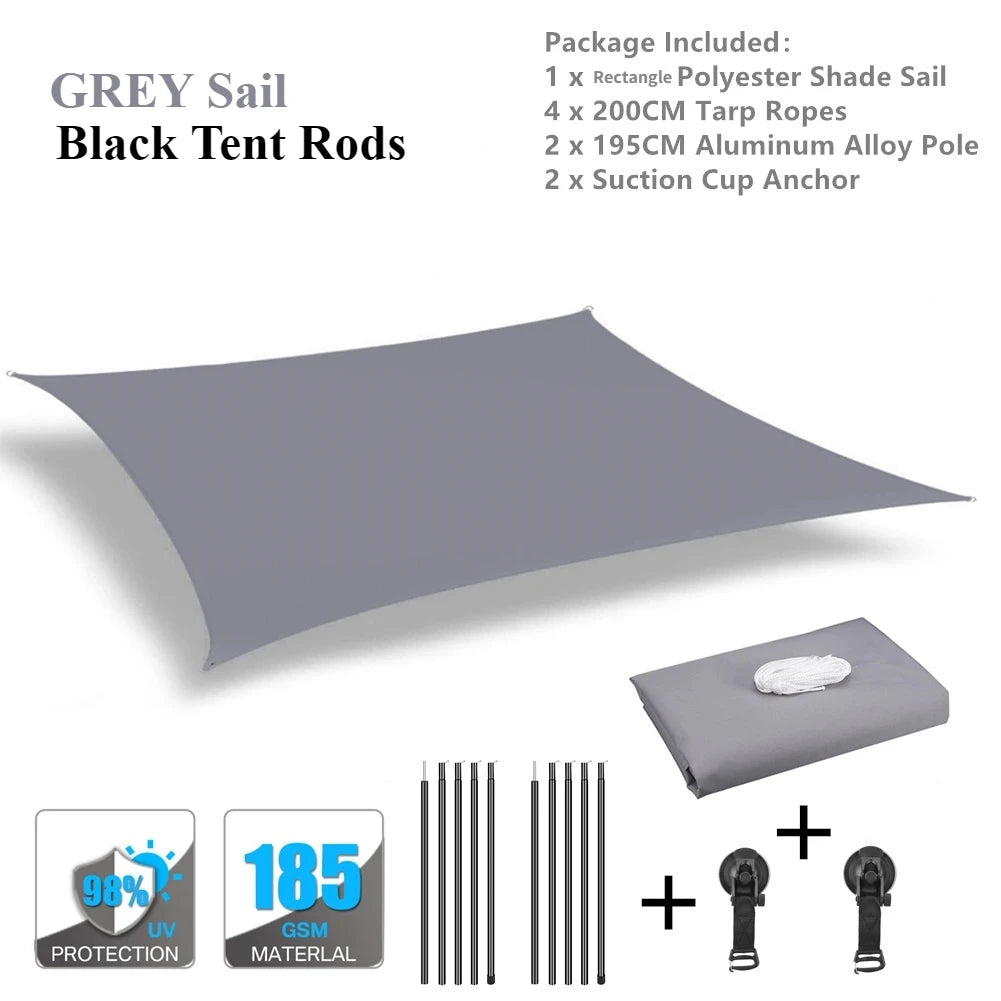 Car Awning Canopy 2x3M Waterproof UV Sun Shelter