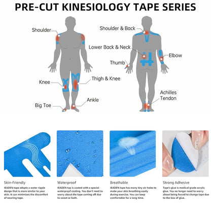 Knee Kinesiology Tape for Support & Pain Relief
