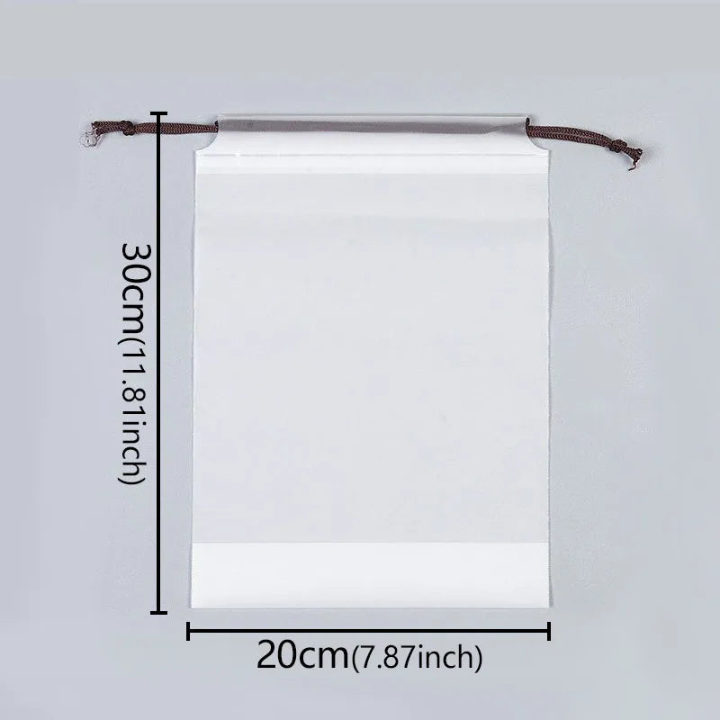 Transparent Drawstring Travel Bag Waterproof & Multipurpose