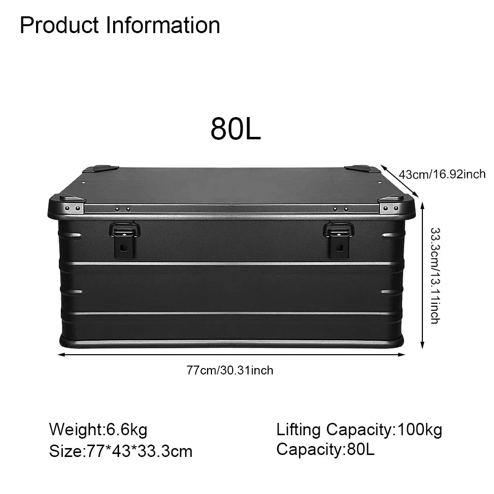 Aluminum Camping Storage Box for Secure Gear Storage