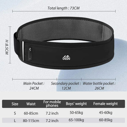 Running Waist Bag with Secure Phone Storage