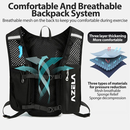 5L Hydration Vest Backpack for Trail Running & Cycling