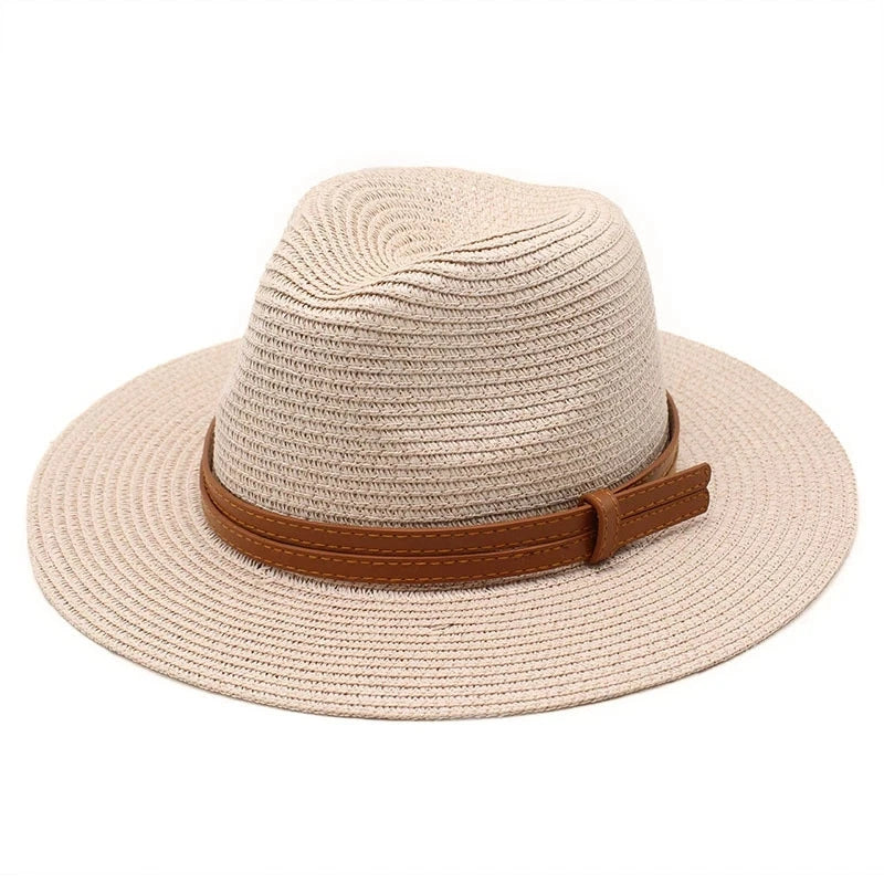 Beach Sun Hat Straw Visor for UV Protection