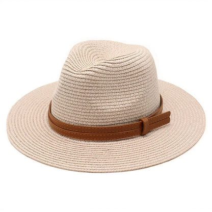 Beach Sun Hat Straw Visor for UV Protection
