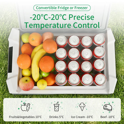 Alpicool Portable Car Refrigerator – 12V/24V Dual Power