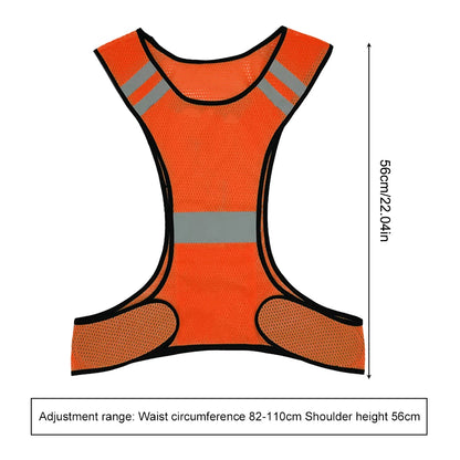 LED Reflective Running Vest – High Visibility Safety