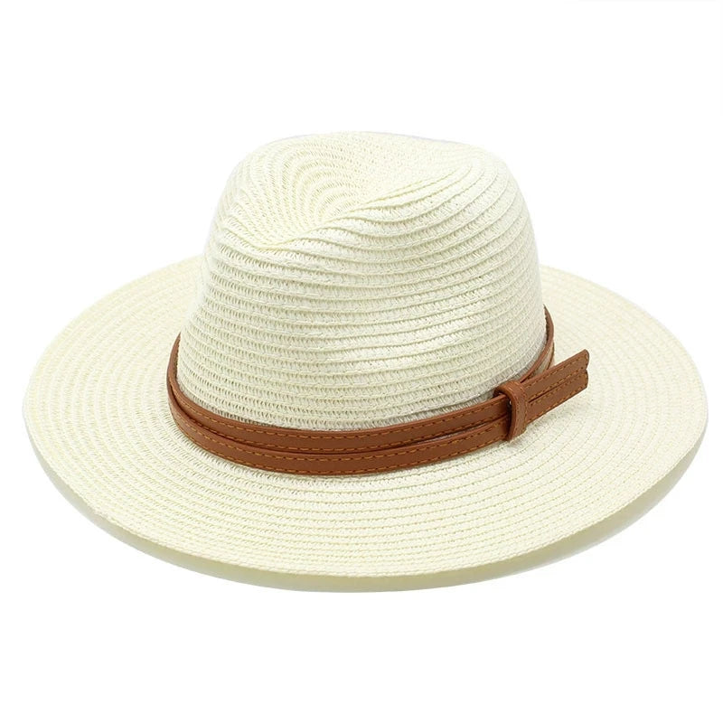 Beach Sun Hat Straw Visor for UV Protection