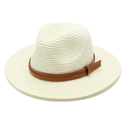 Beach Sun Hat Straw Visor for UV Protection