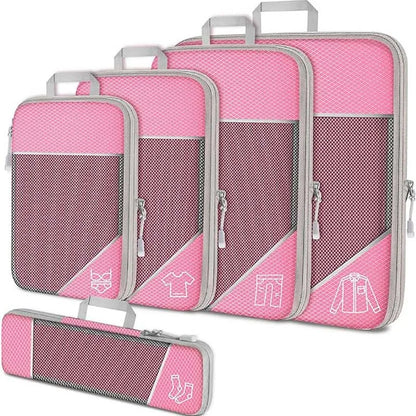 Compression Packing Cubes Set Save Space Travel