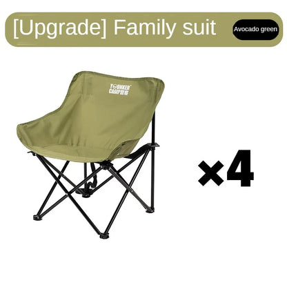 Folding Moon Camping Chair for Comfortable Outdoor Seating