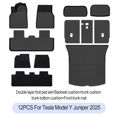 Tesla Model Y Floor Mats 2025 Waterproof Full Protection