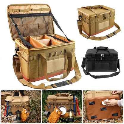 Camping Cooking Utensil Organizer Large Capacity