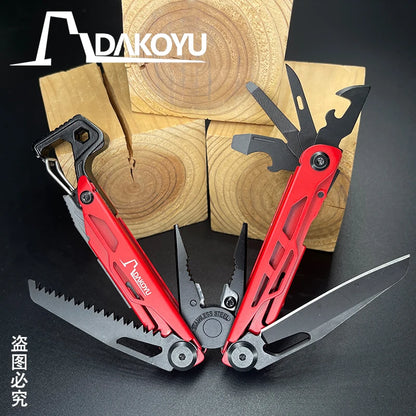 Camping Multitool Pliers with Emergency Whistle