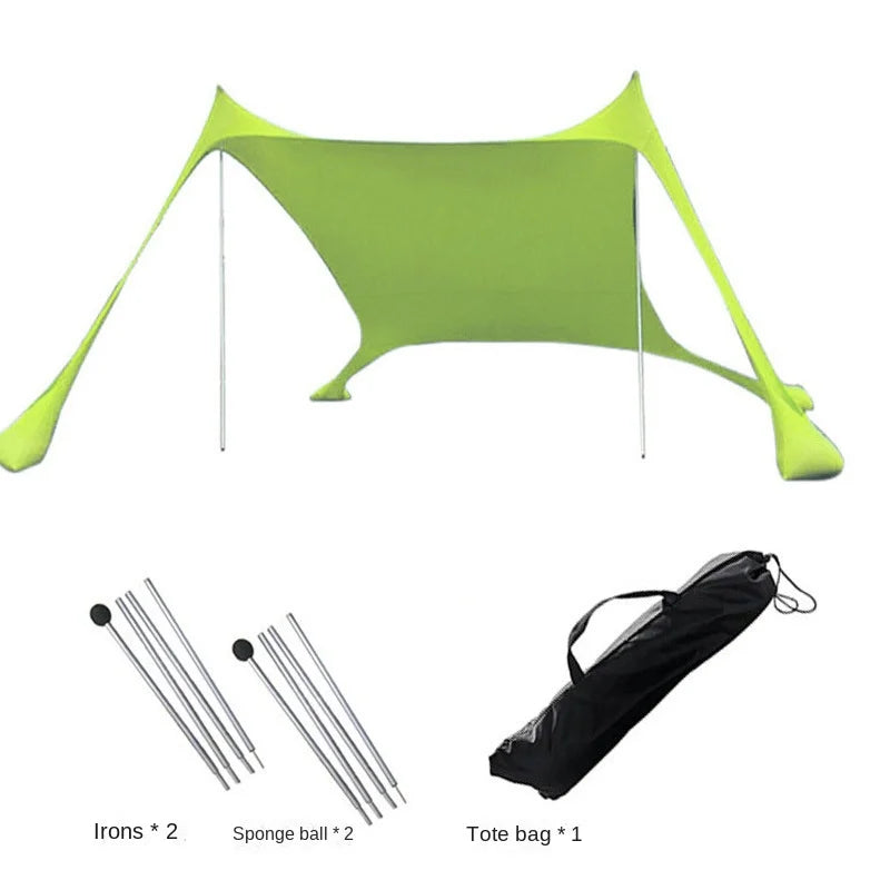 Beach Sun Shelter Tent UPF50+ Windproof Portable