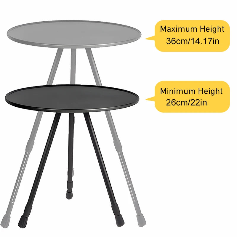 Ultralight Folding Camping Table with Adjustable Height