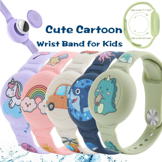 AirTag Bracelet for Kids – Cute Waterproof Wristband