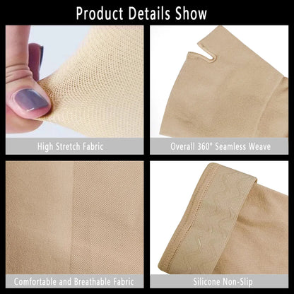 Compression Arm Sleeves UV Support Non-Slip Fit