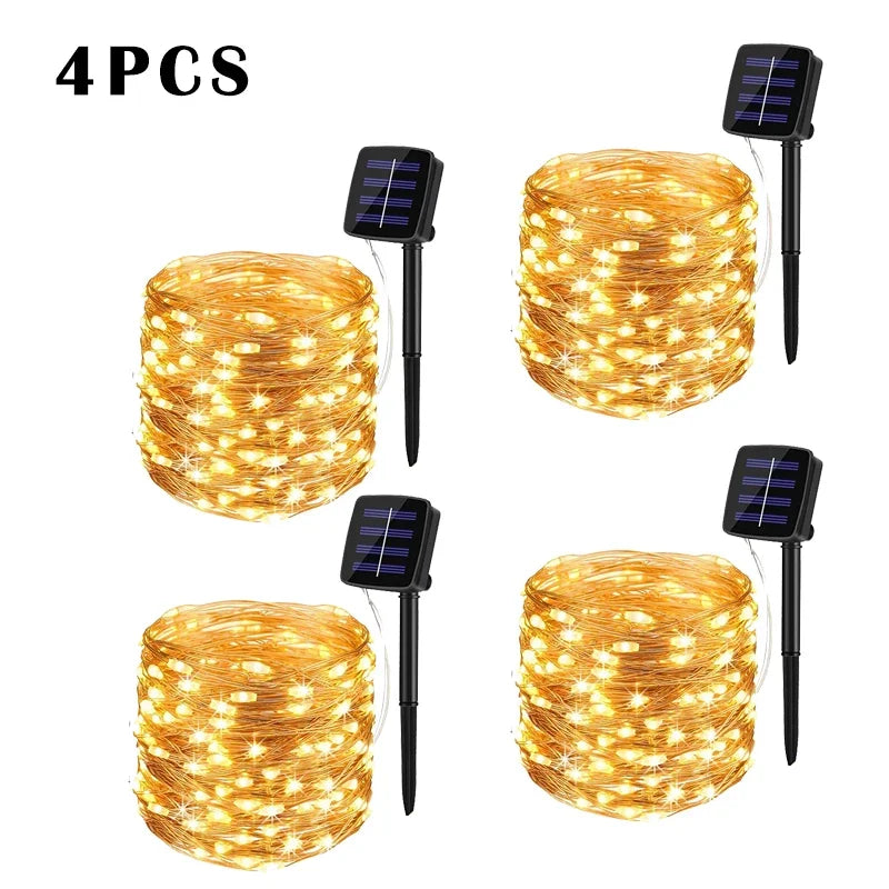 Solar Fairy String Lights for Garden & Outdoor Décor