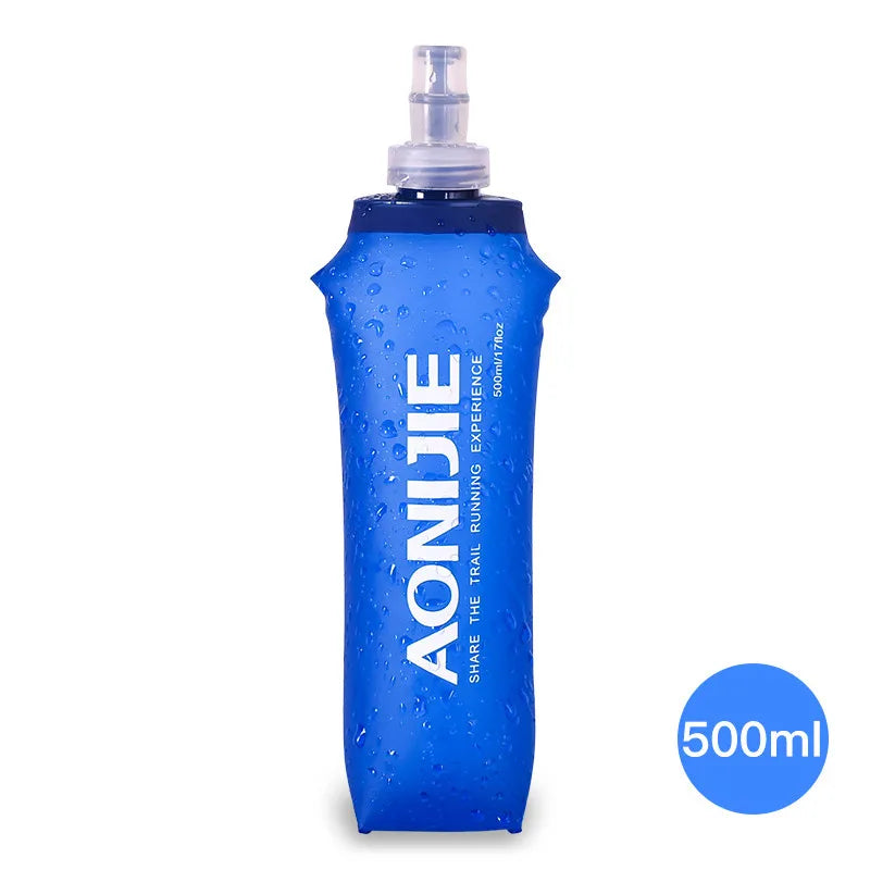 Folding Soft Water Bottle – 500ml Running & Hiking