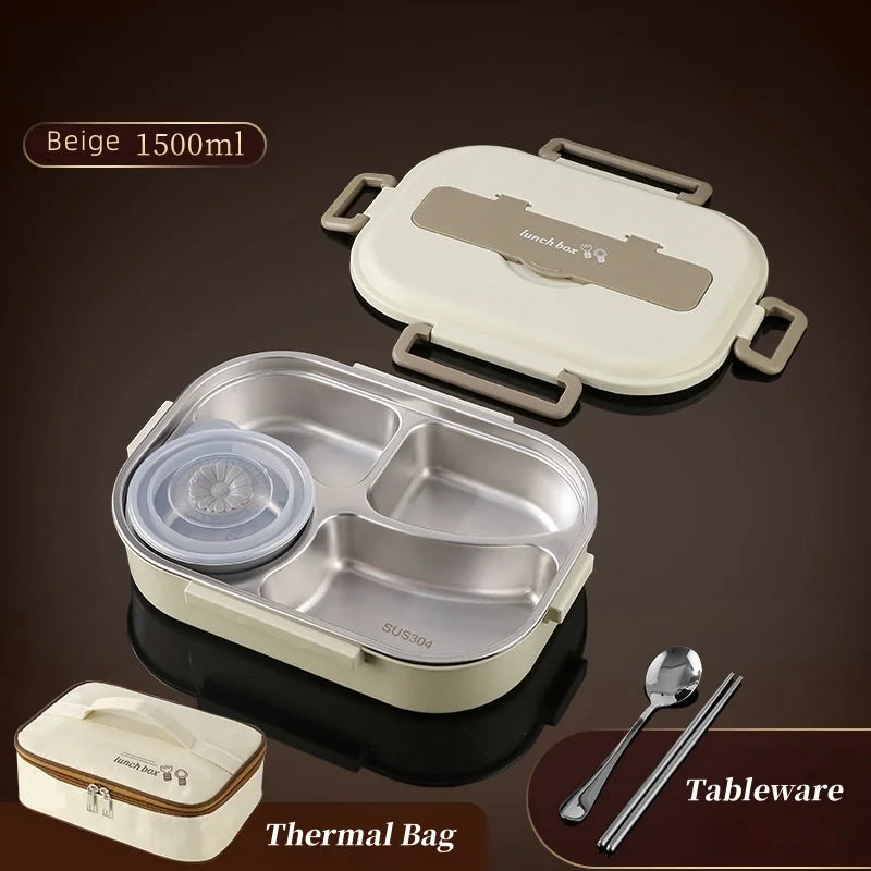 Insulated Stainless Steel Lunch Box Leakproof Set