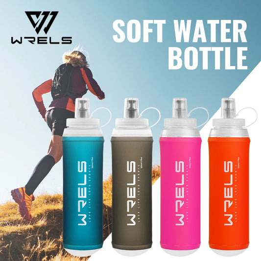 500ML Collapsible Water Bottle for Hiking & Running