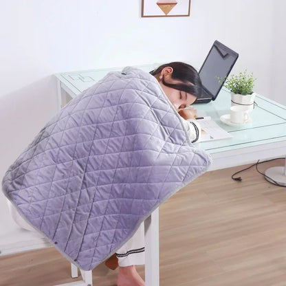 USB Electric Blanket with Fast Heating & Portable Warmth