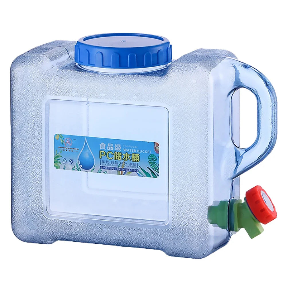 Camping Water Container with Faucet for Easy Pouring