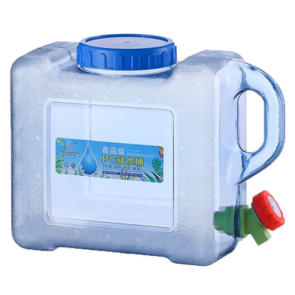 Camping Water Container with Faucet for Easy Pouring